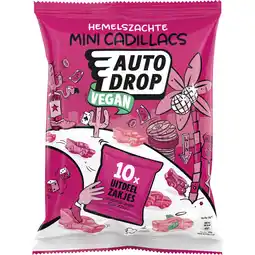 Albert Heijn Autodrop Vegan mini cadillacs uitdeelzak aanbieding