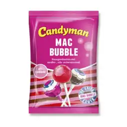 Albert Heijn Candyman Mac Bubble aanbieding