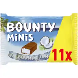 Albert Heijn Bounty Minis repen uitdeelzak aanbieding