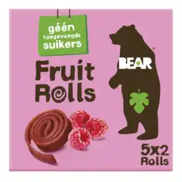 Albert Heijn Bear Fruit rolls framboos aanbieding
