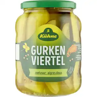 Albert Heijn Kühne Gurken viertel zoetzuur aanbieding