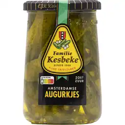 Albert Heijn Kesbeke Amsterdamse augurkjes zoetzuur aanbieding