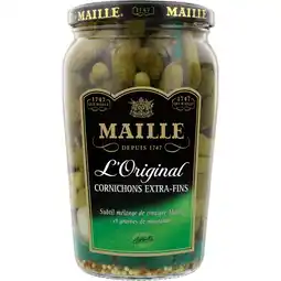 Albert Heijn Maille Cornichons extra fins aanbieding