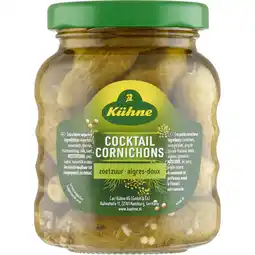 Albert Heijn Kühne Cocktail cornichons zoetzuur aanbieding