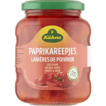 Albert Heijn Kühne Paprikareepjes aanbieding