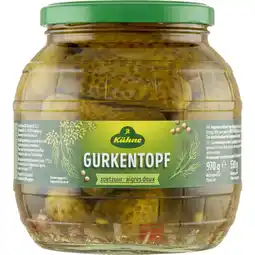Albert Heijn Kühne Gurkentopf zoetzuur aanbieding