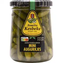 Albert Heijn Kesbeke Mini augurkjes zuur aanbieding