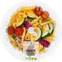 Albert Heijn AH Stoomgroente courgette met rode pesto aanbieding
