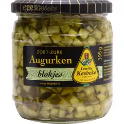 Albert Heijn Kesbeke Zoet-zure augurken blokjes aanbieding