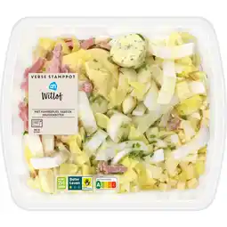 Albert Heijn AH Verse stamppot witlof ham kaas aanbieding