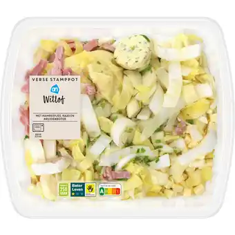 Albert Heijn AH Verse stamppot witlof ham kaas aanbieding