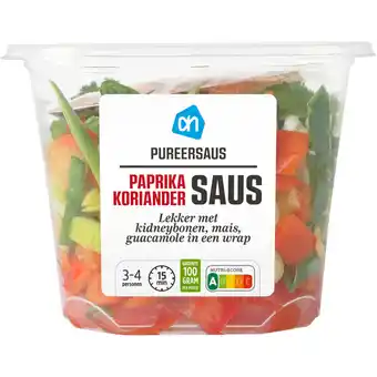 Albert Heijn AH Pureersaus paprika koriander aanbieding