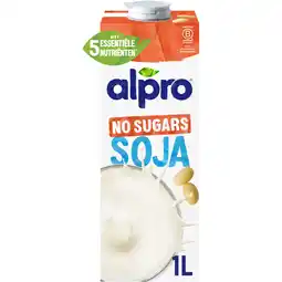 Albert Heijn Alpro Sojadrink zonder suikers aanbieding