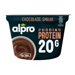Albert Heijn Alpro Protein pudding chocolade smaak aanbieding