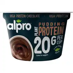 Albert Heijn Alpro Protein pudding chocolade smaak aanbieding