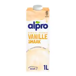 Albert Heijn Alpro Sojadrink vanille smaak aanbieding