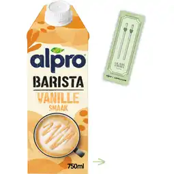 Albert Heijn Alpro Barista vanille smaak aanbieding