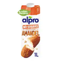 Albert Heijn Alpro Amandeldrink geroosterd zonder suikers aanbieding