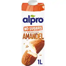 Albert Heijn Alpro Amandeldrink geroosterd zonder suikers aanbieding