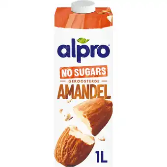 Albert Heijn Alpro Amandeldrink geroosterd zonder suikers aanbieding