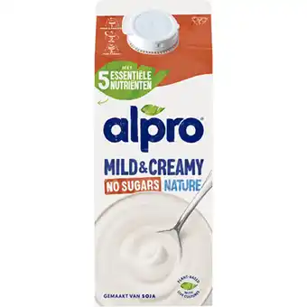 Albert Heijn Alpro Mild & creamy zonder suikers aanbieding