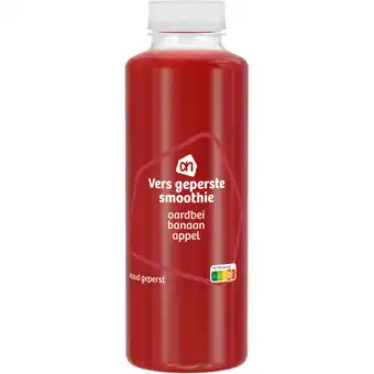 Albert Heijn AH Vers geperste smoothie aardbei banaan aanbieding