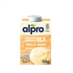 Albert Heijn Alpro Plantaardige variatie vla vanillesmaak aanbieding