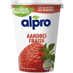 Albert Heijn Alpro Plantaardig variatie aardbei aanbieding