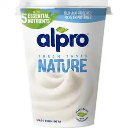 Albert Heijn Alpro Plantaardige variatie op yoghurt nature aanbieding
