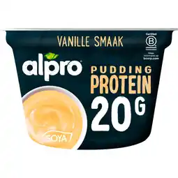 Albert Heijn Alpro Protein pudding vanille smaak aanbieding
