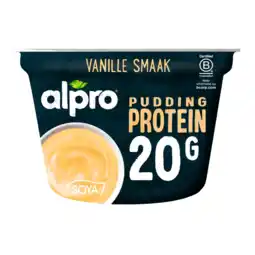 Albert Heijn Alpro Protein pudding vanille smaak aanbieding
