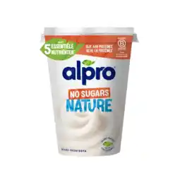Albert Heijn Alpro Plantaardige variatie yoghurt no sugars aanbieding