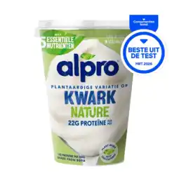 Albert Heijn Alpro Plantaardige kwark naturel aanbieding