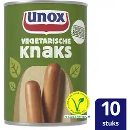 Albert Heijn Unox Vegetarische knaks aanbieding