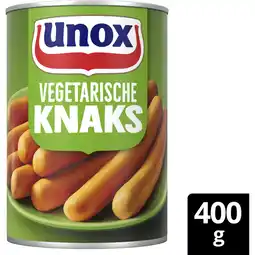 Albert Heijn Unox Vegetarische knaks aanbieding