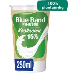 Albert Heijn Blue Band Finesse plantaardig alternatief kookroom aanbieding