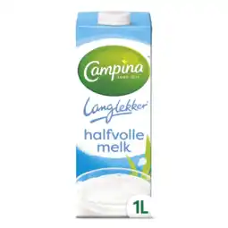 Albert Heijn Campina Langlekker halfvolle melk aanbieding