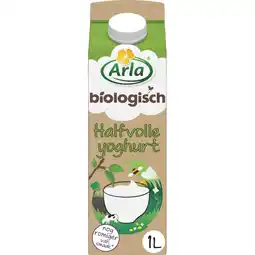 Albert Heijn Arla Biologisch halfvolle yoghurt aanbieding