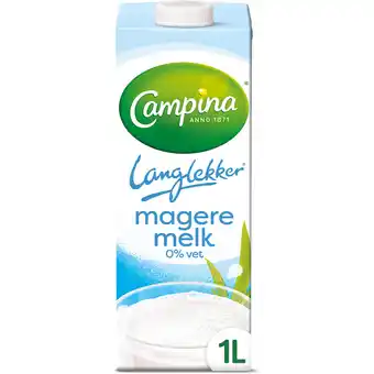 Albert Heijn Campina Langlekker magere melk 0% vet aanbieding