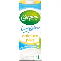 Albert Heijn Campina Langlekker halfvolle melk calcium plus aanbieding