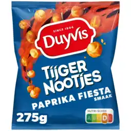 Albert Heijn Duyvis Tijgernootjes paprika fiesta aanbieding