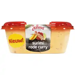 Albert Heijn Johma Surimi rode curry salade aanbieding