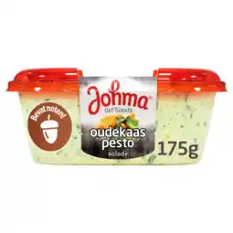 Albert Heijn Johma Oudekaas-pesto salade aanbieding