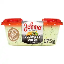 Albert Heijn Johma Oudekaas-pesto salade aanbieding