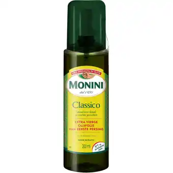 Albert Heijn Monini Classico extra vierge olijfolie spray aanbieding