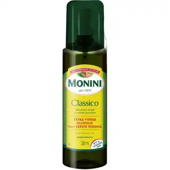 Albert Heijn Monini Classico extra vierge olijfolie spray aanbieding