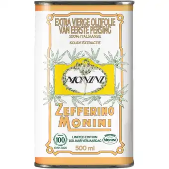 Albert Heijn Monini Zefferino extra vierge olijfolie aanbieding