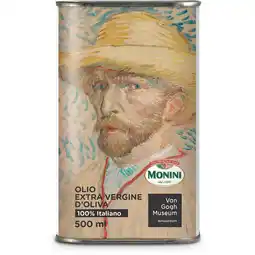 Albert Heijn Monini Extra vergine olive oil van Gogh museum aanbieding