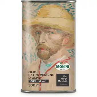 Albert Heijn Monini Extra vergine olive oil van Gogh museum aanbieding