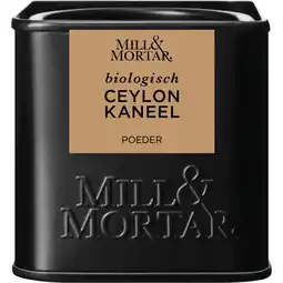 Albert Heijn Mill & Mortar Ceylon kaneel poeder aanbieding